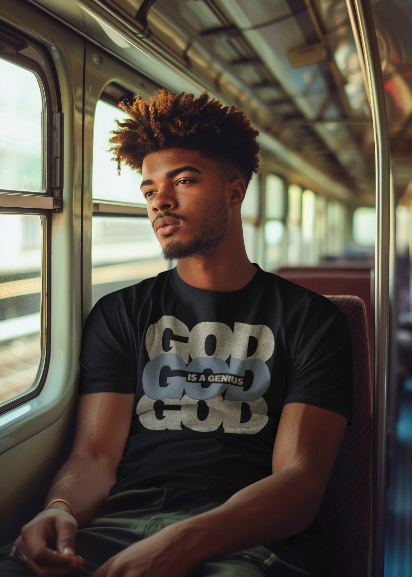 GOD Is A Genius Black Unisex T-Shirt