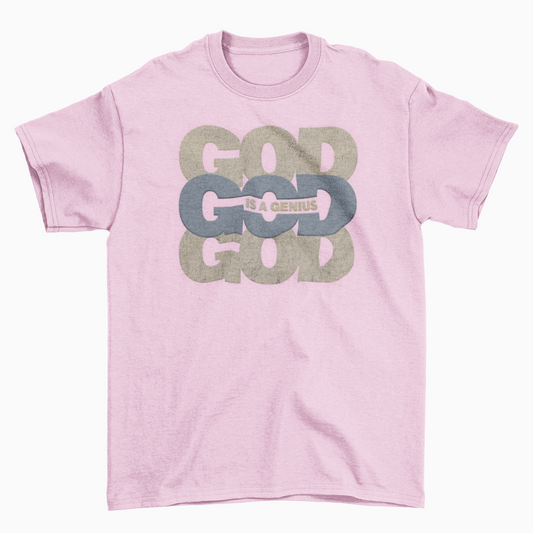 GOD Is A Genius Pink Unisex T-Shirt