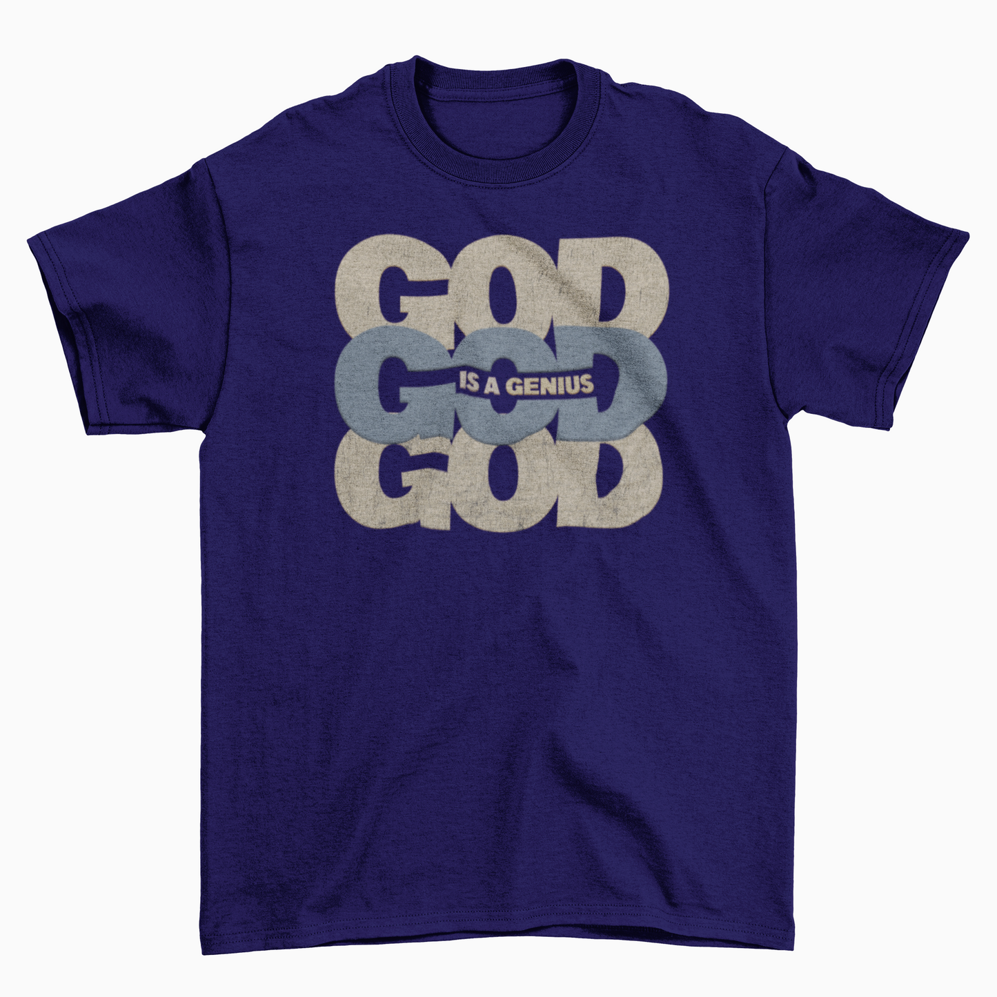 GOD Is A Genius Navy Unisex T-Shirt (Copy)